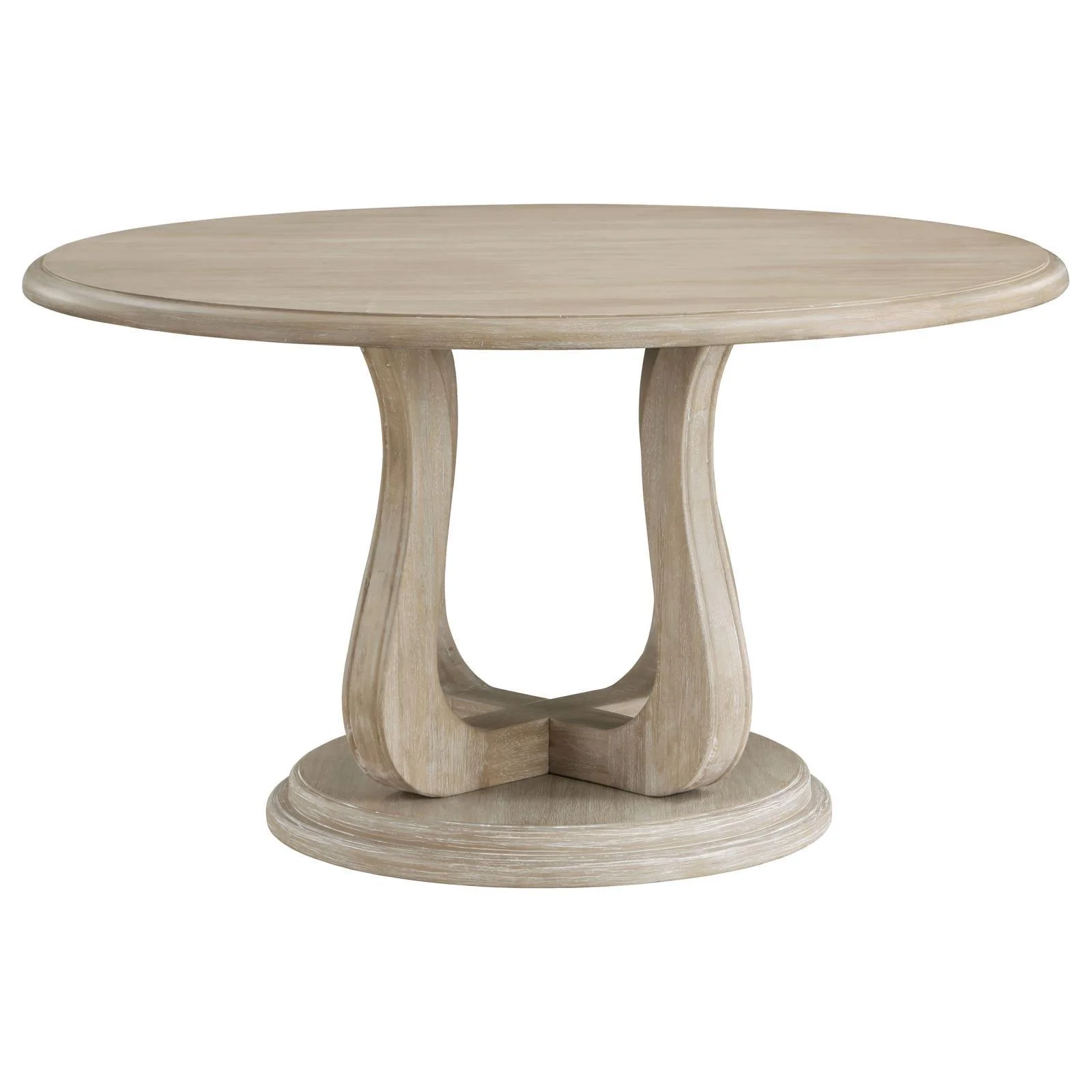 Trofello White Washed 5-Piece Round Dining Set - Image 4