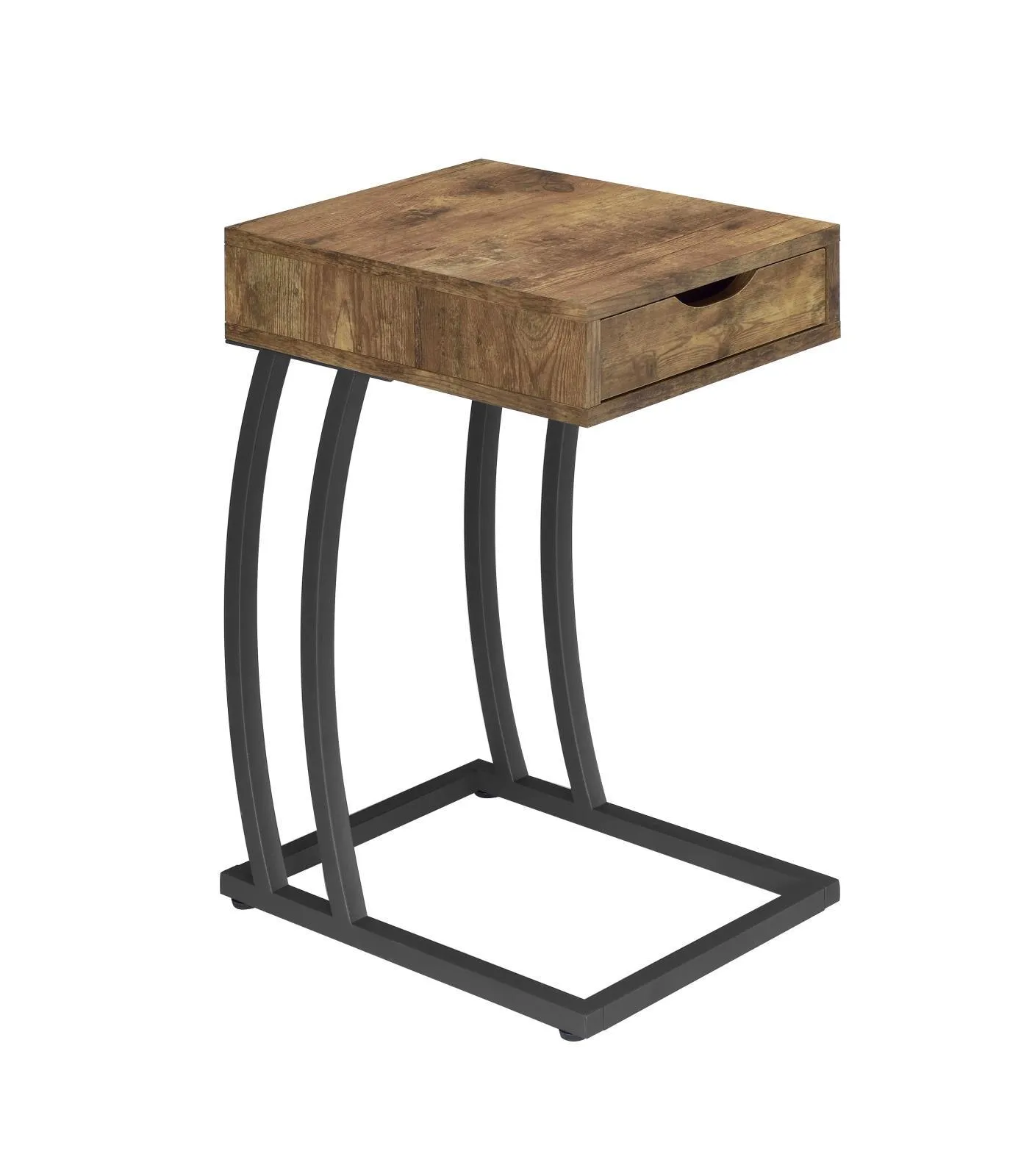 Troy Antique Nutmeg Accent Table with Power Outlet - Image 2
