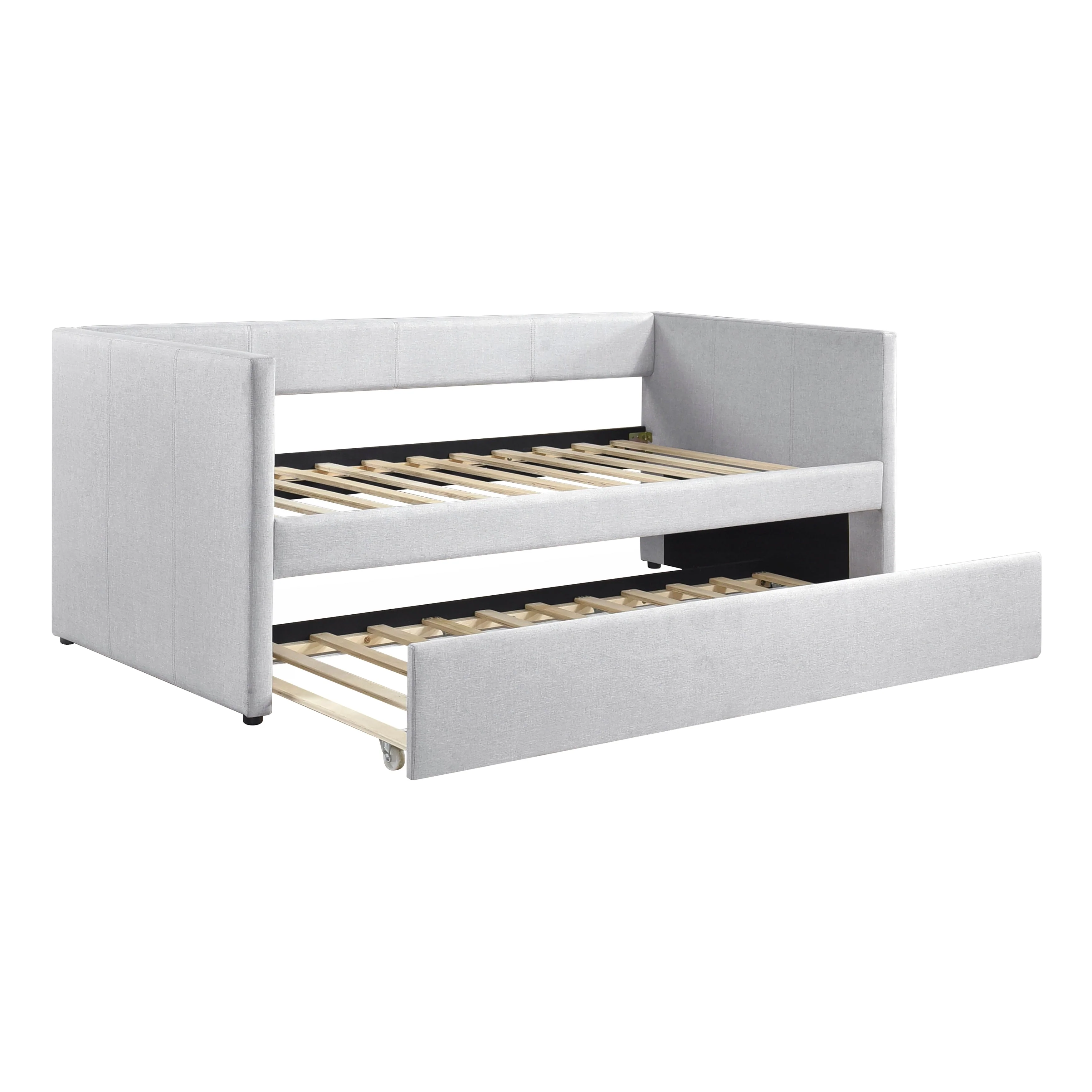 Trudy Gray Twin Daybed with Trundle - Image 4
