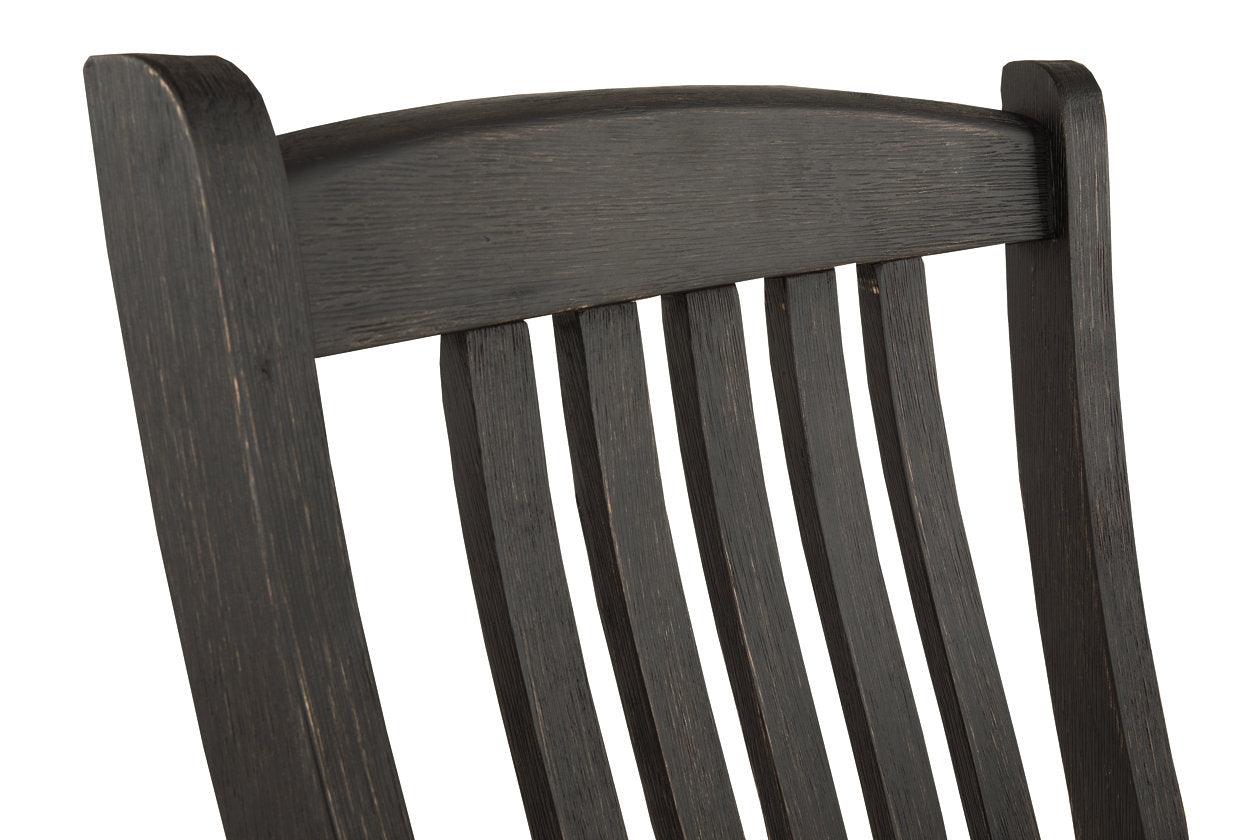Tyler Creek Black/Grayish Brown Dining Chair, Set of 2 - Image 8