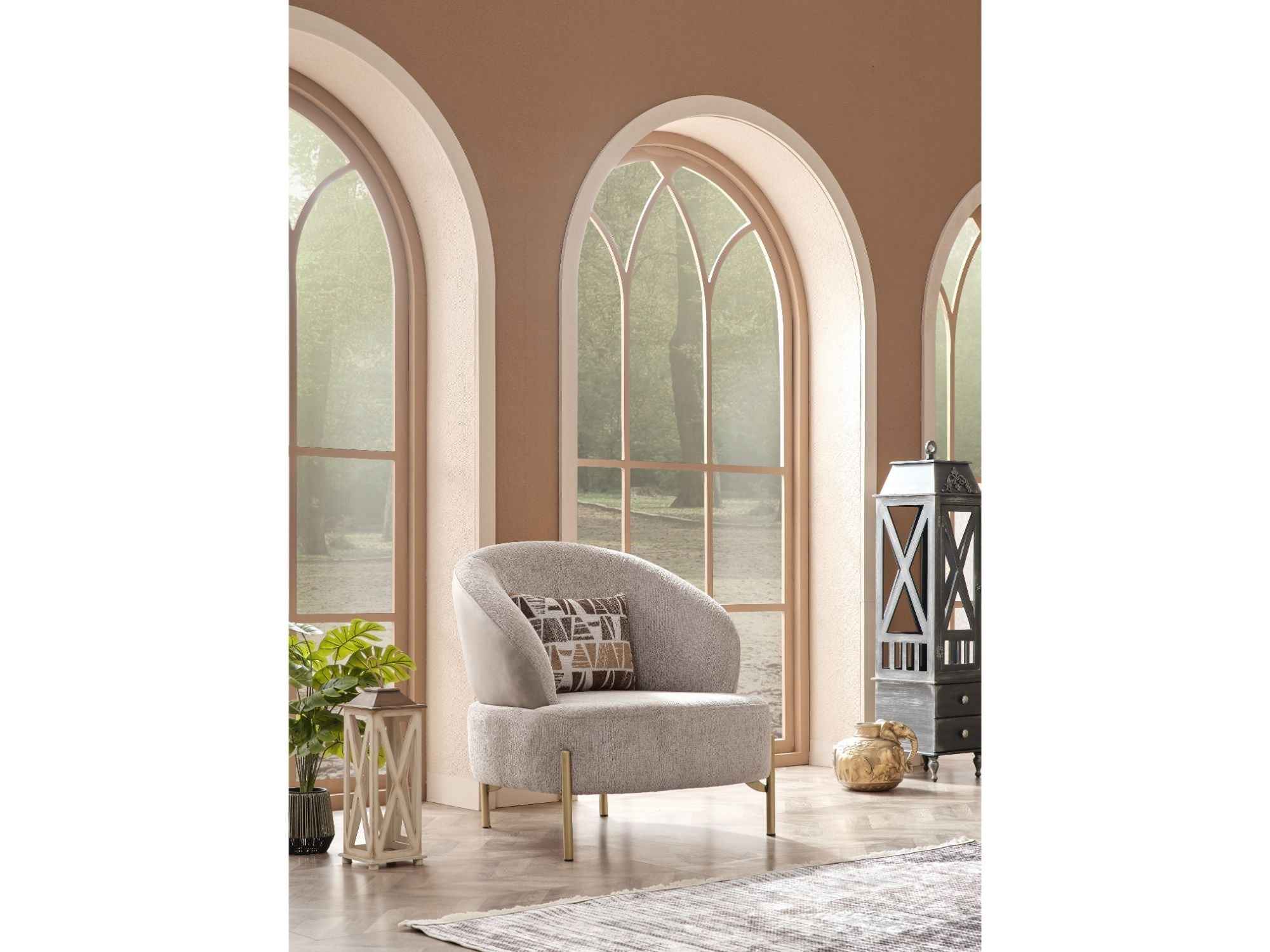 Urla Cream Chair - Image 3