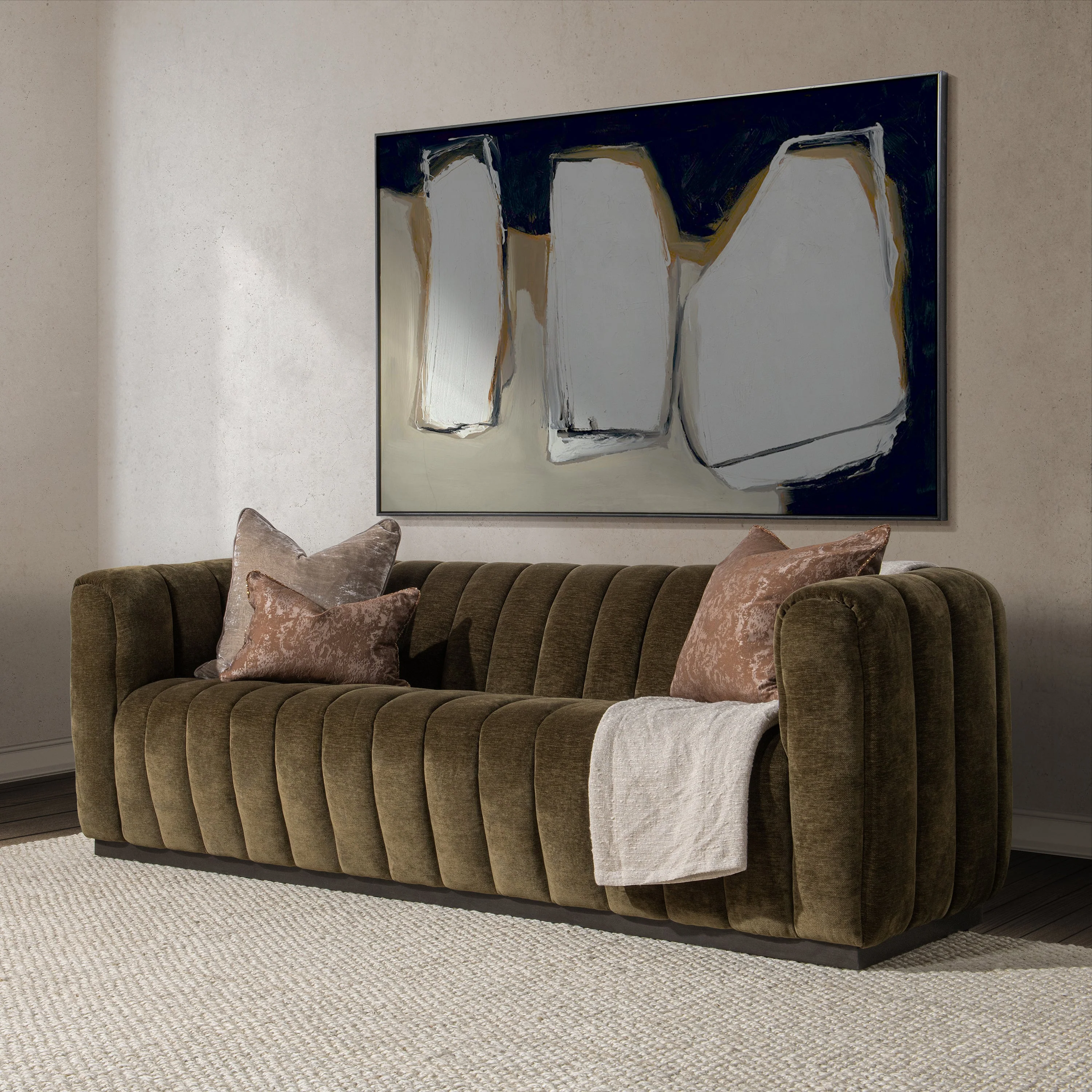 Vanty Sofa - Olive Green - Image 8