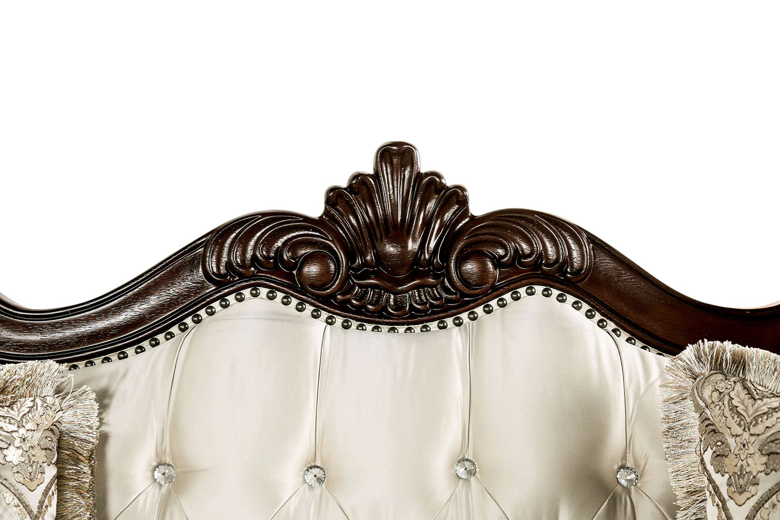 Veracruz Dark Cherry/Beige Sofa & Loveseat - Image 6