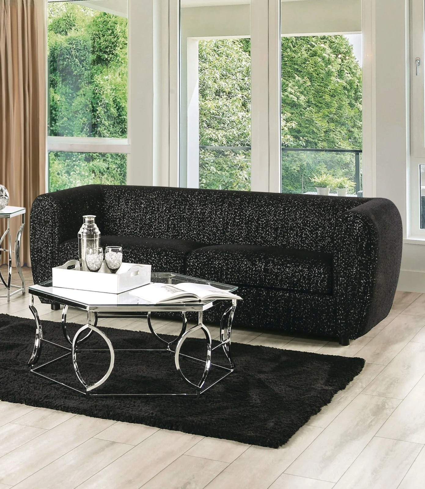 Verdal Black Sofa & Loveseat - Image 2