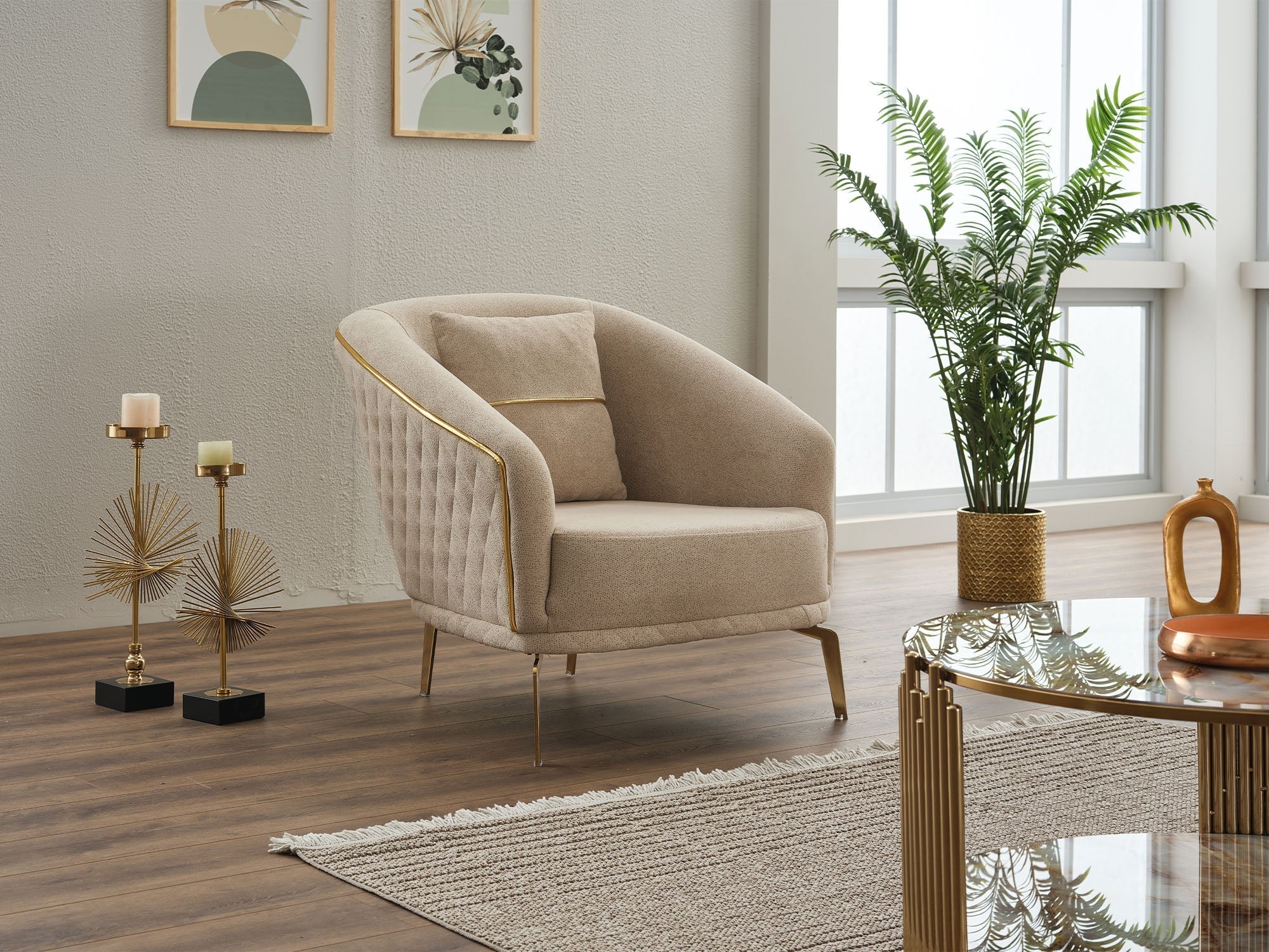 Victoria Chair Cream - Image 5