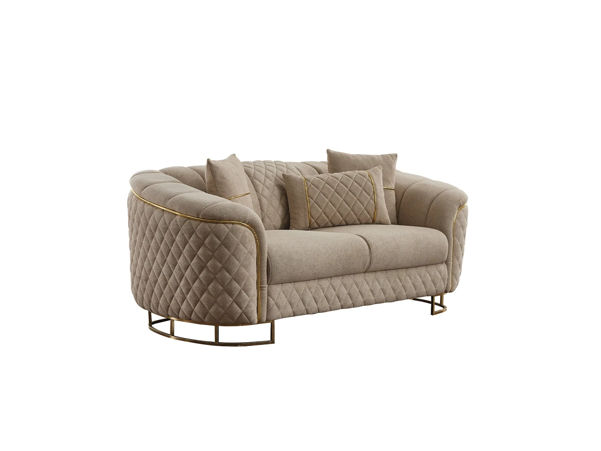 Victoria Cream 3-pieces Living Room Set - Image 10