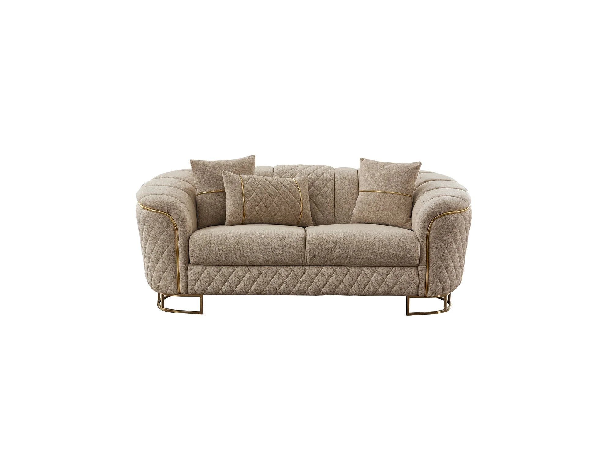 Victoria Cream 3-pieces Living Room Set - Image 11