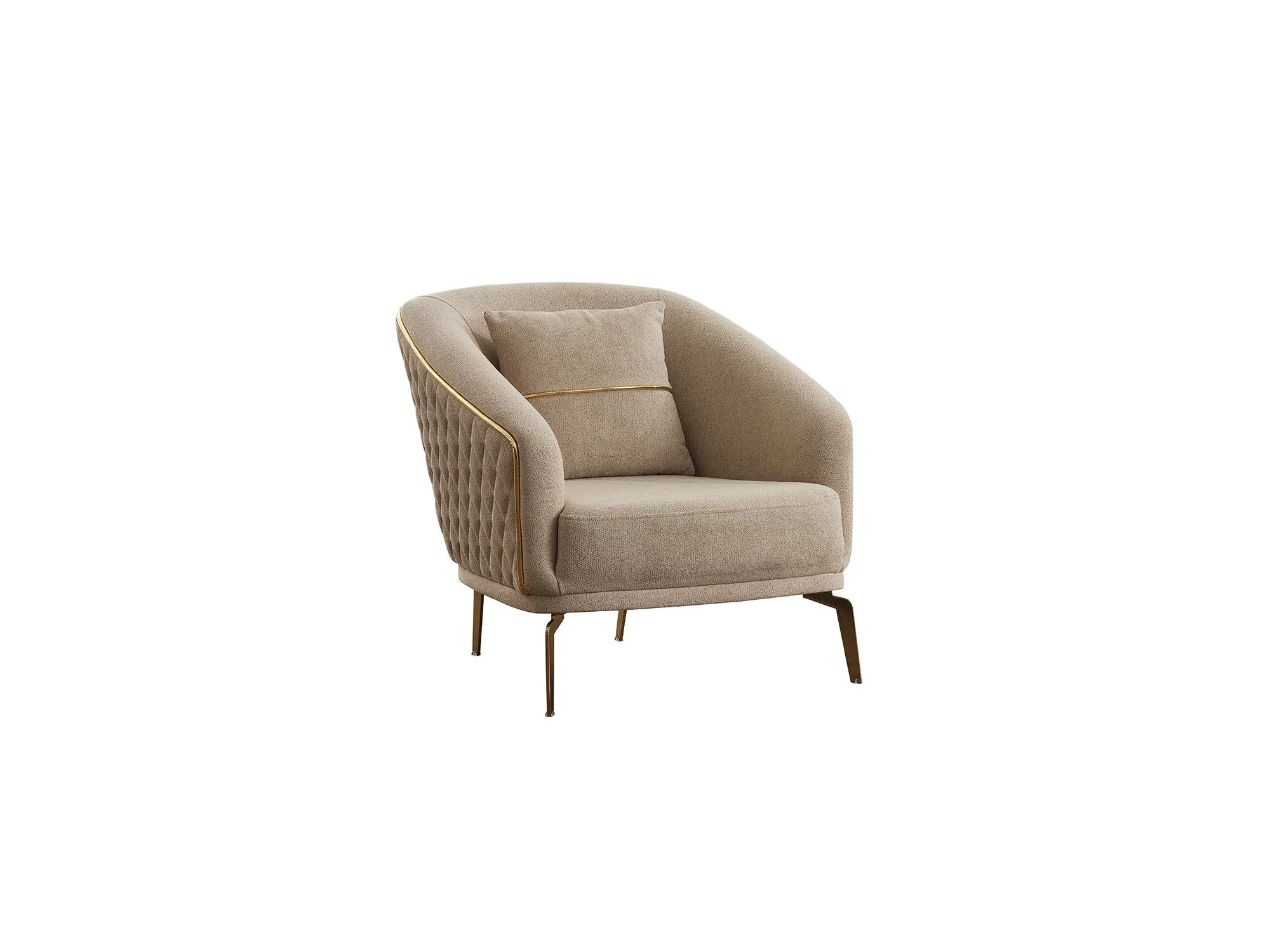 Victoria Cream 3-pieces Living Room Set - Image 15