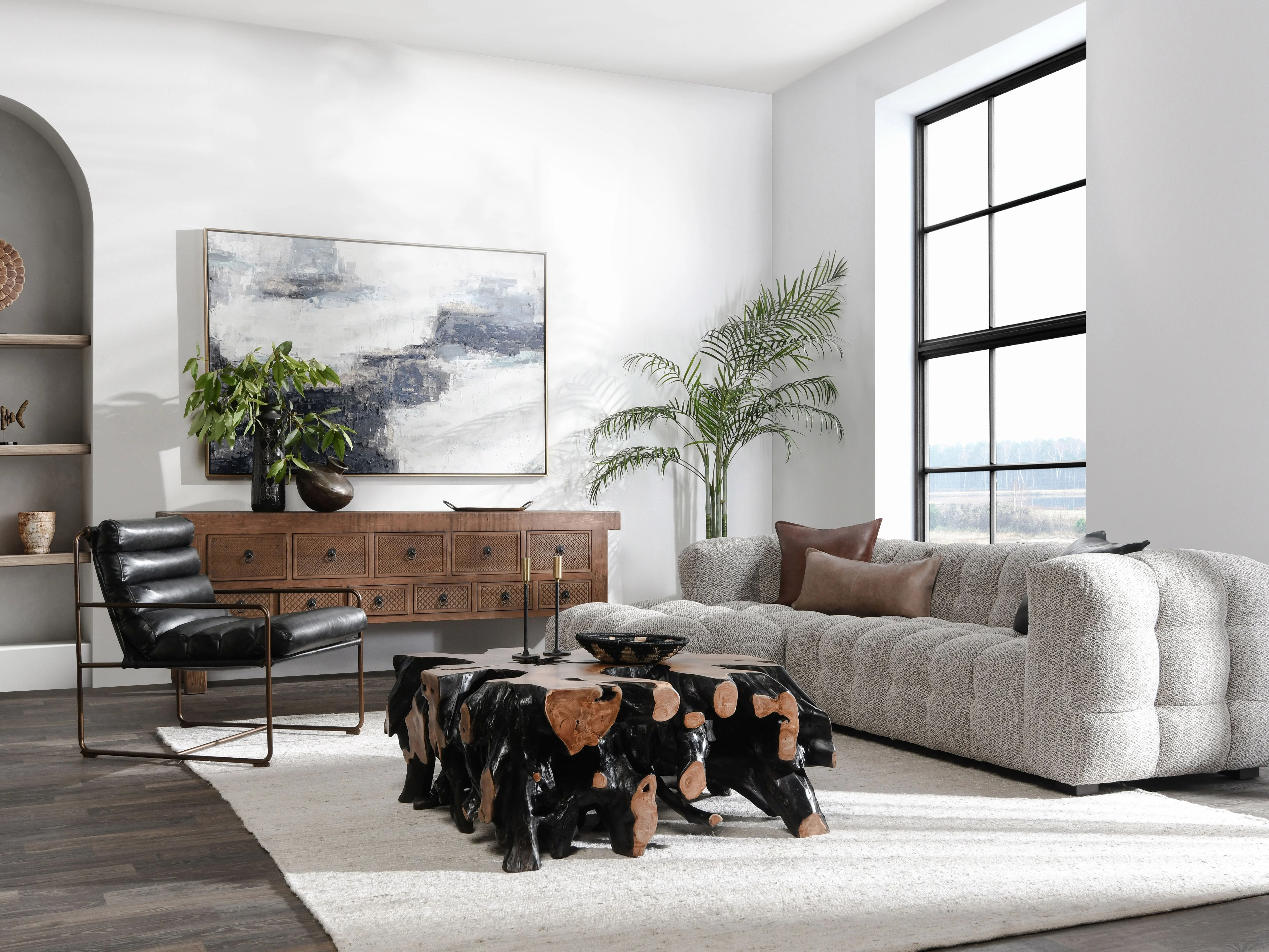 Walter 2 Piece Sectional - Heathered Gray - Image 8
