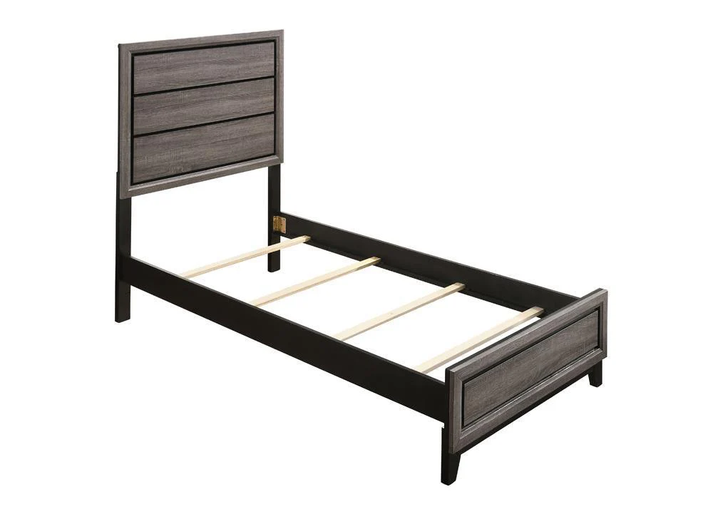 Watson Gray Oak Twin Panel Bed - Image 7