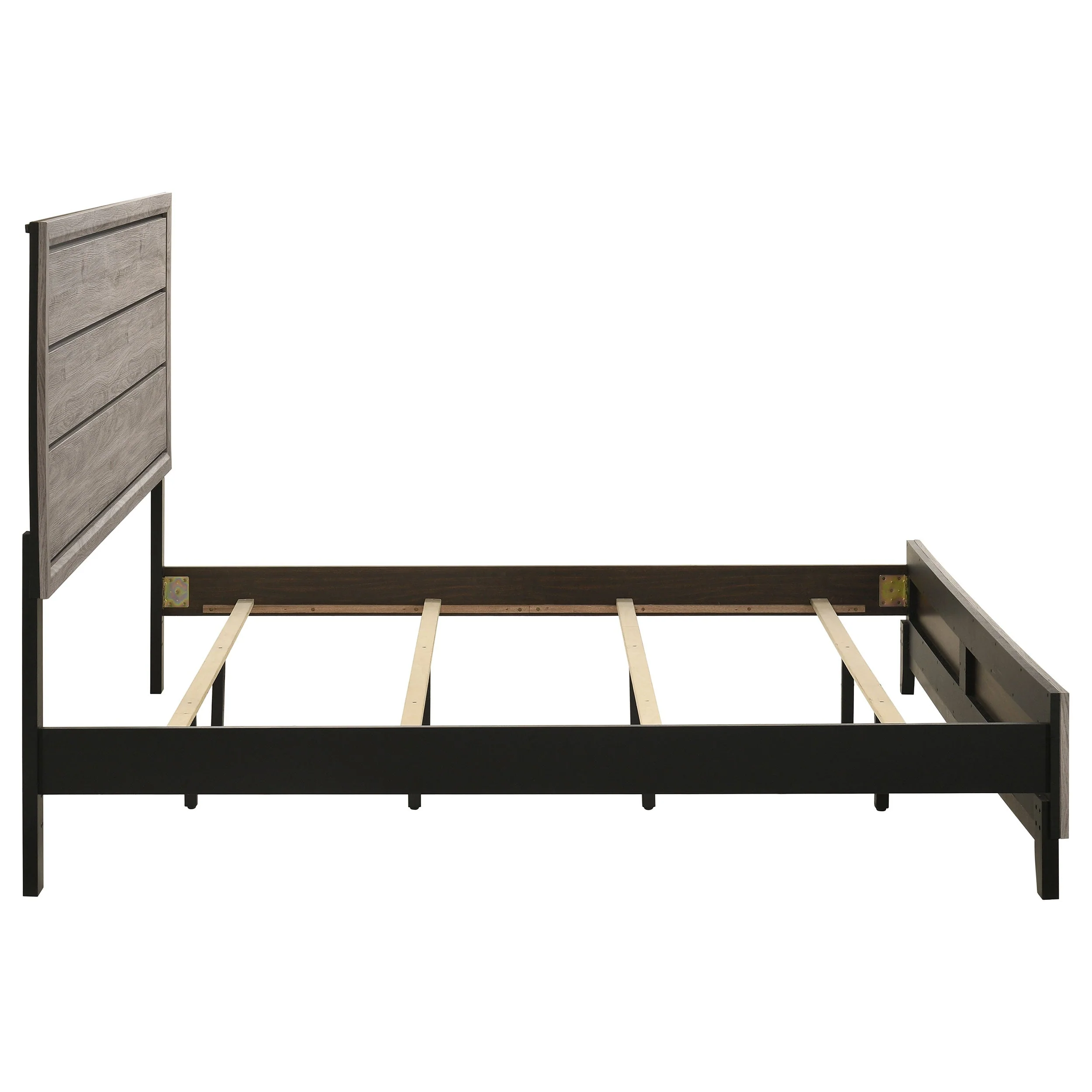 Watson Light Taupe Wood Eastern King Panel Bed - Image 6