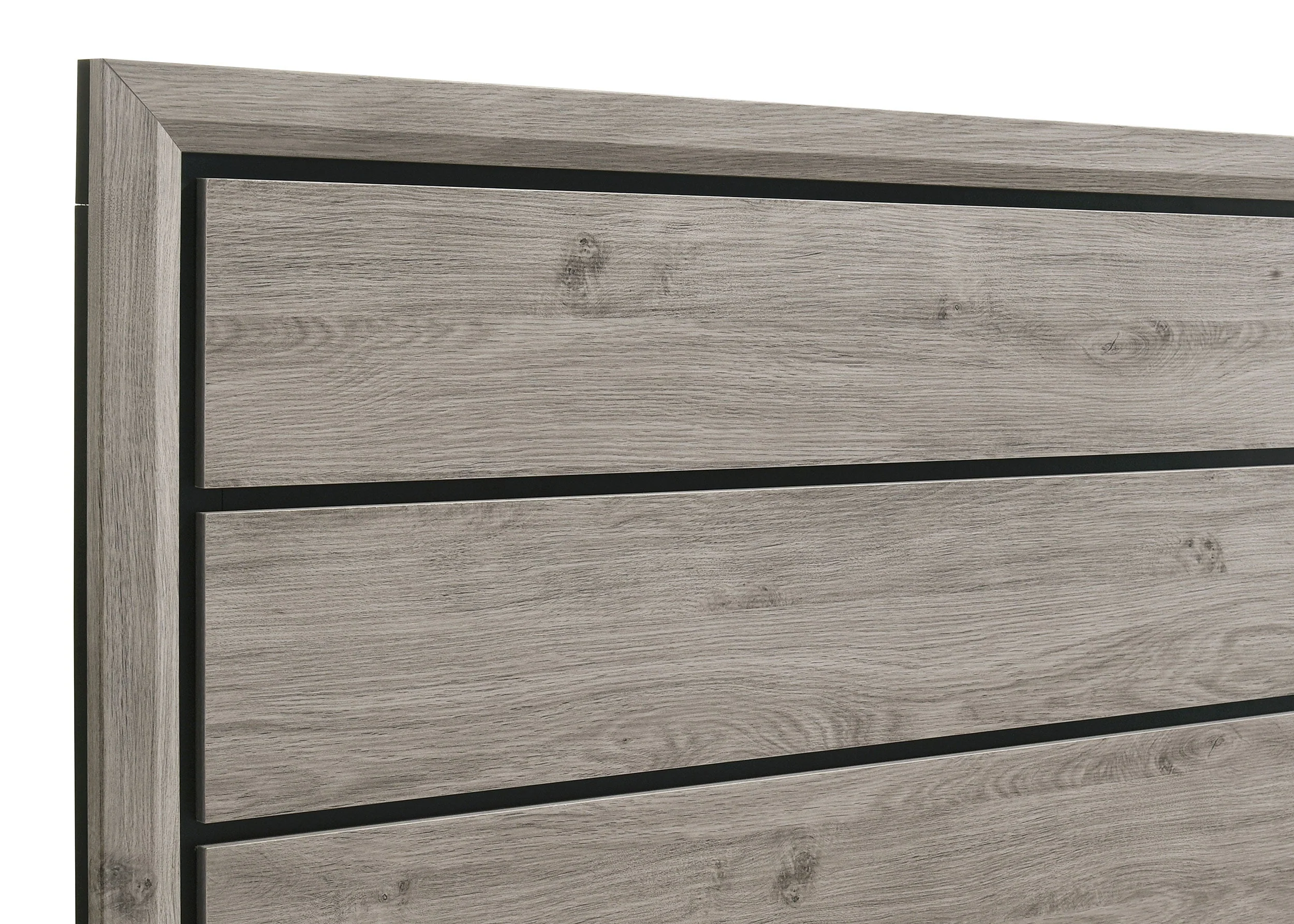 Watson Light Taupe Wood Eastern King Panel Bed - Image 7