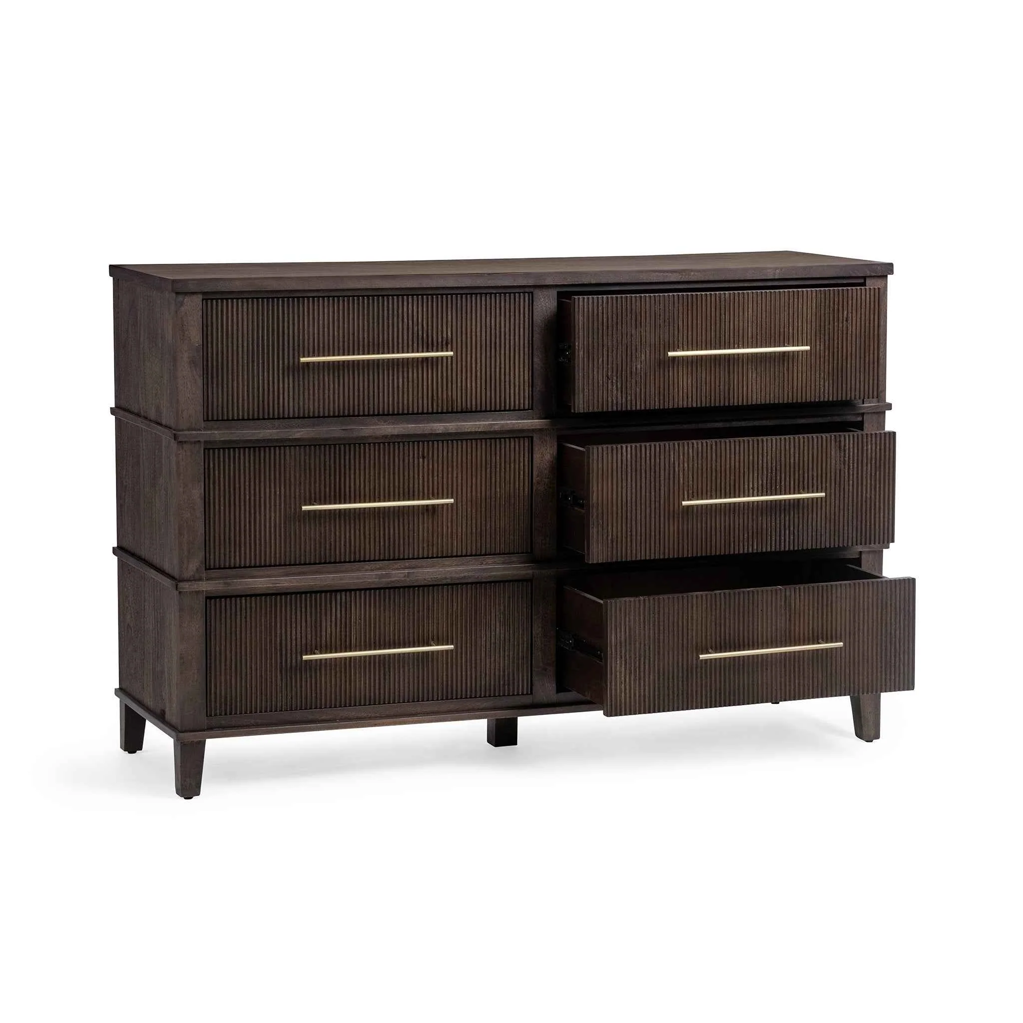 Westlake 6 Drawer Dresser - Auburn Walnut - Image 3