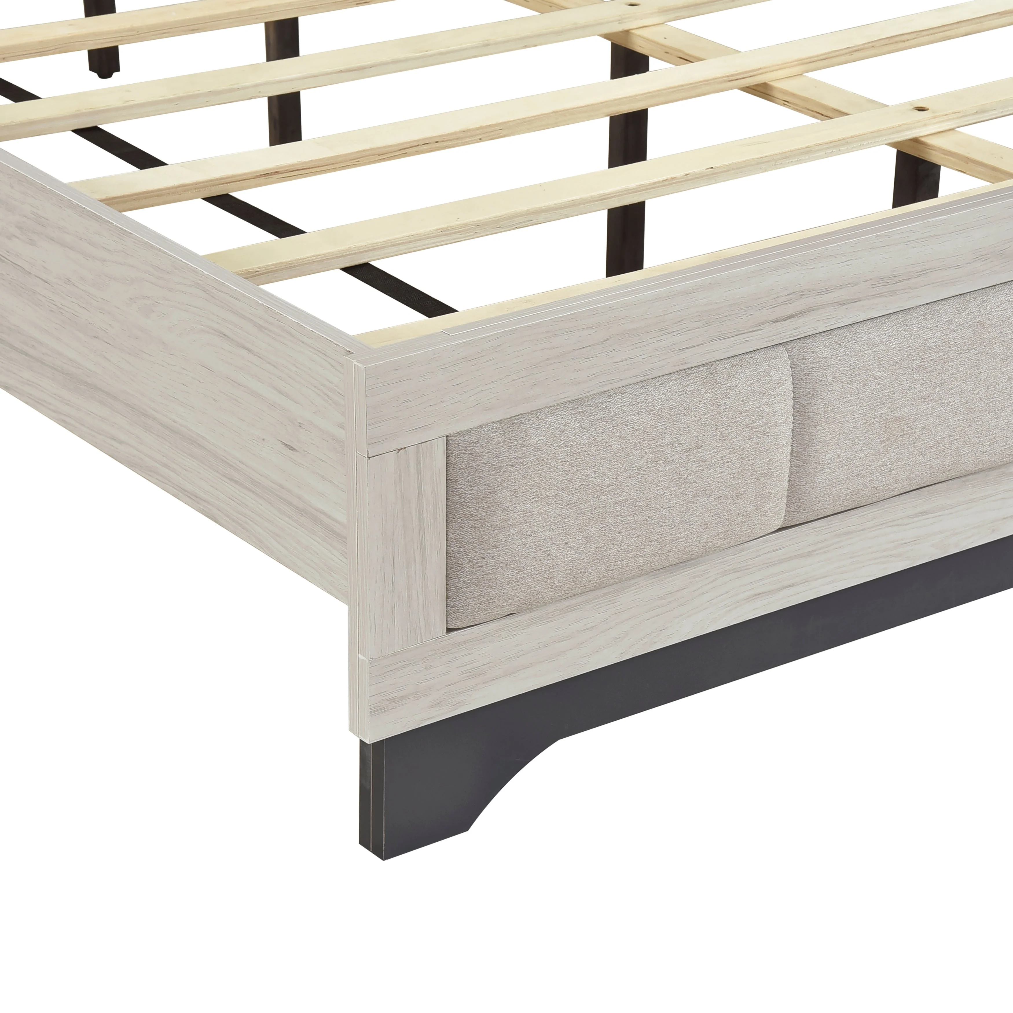 Westport White Oak/Gray Queen Platform Bed - Image 7