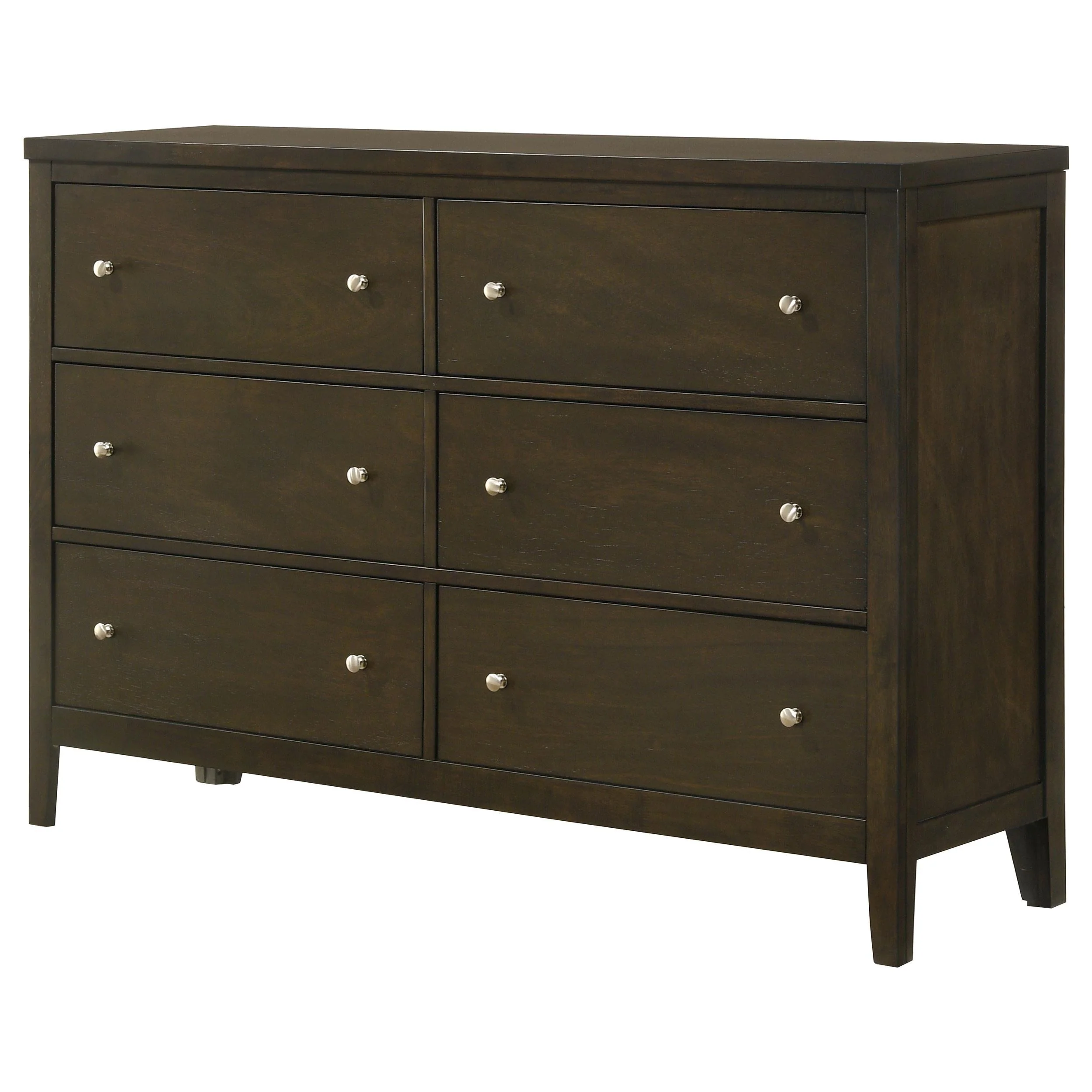 Wilkes Dark Cocoa 6-Drawer Dresser - Image 4