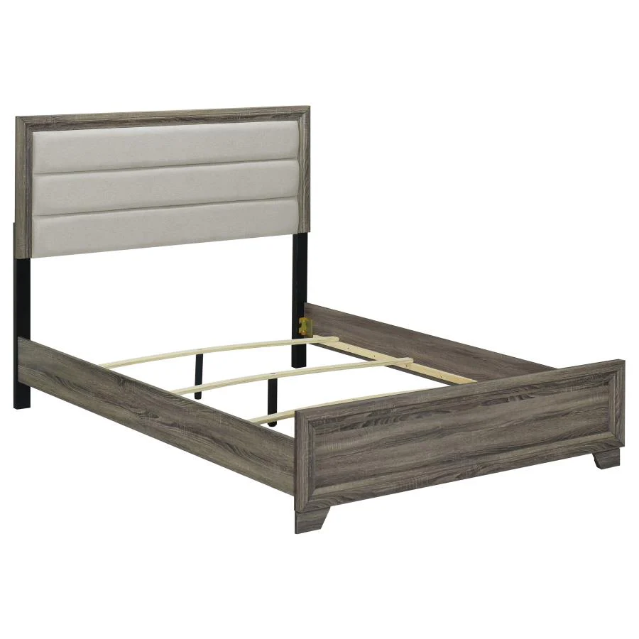 Wright Brown Oak 5-piece Queen Bedroom Set - Image 3