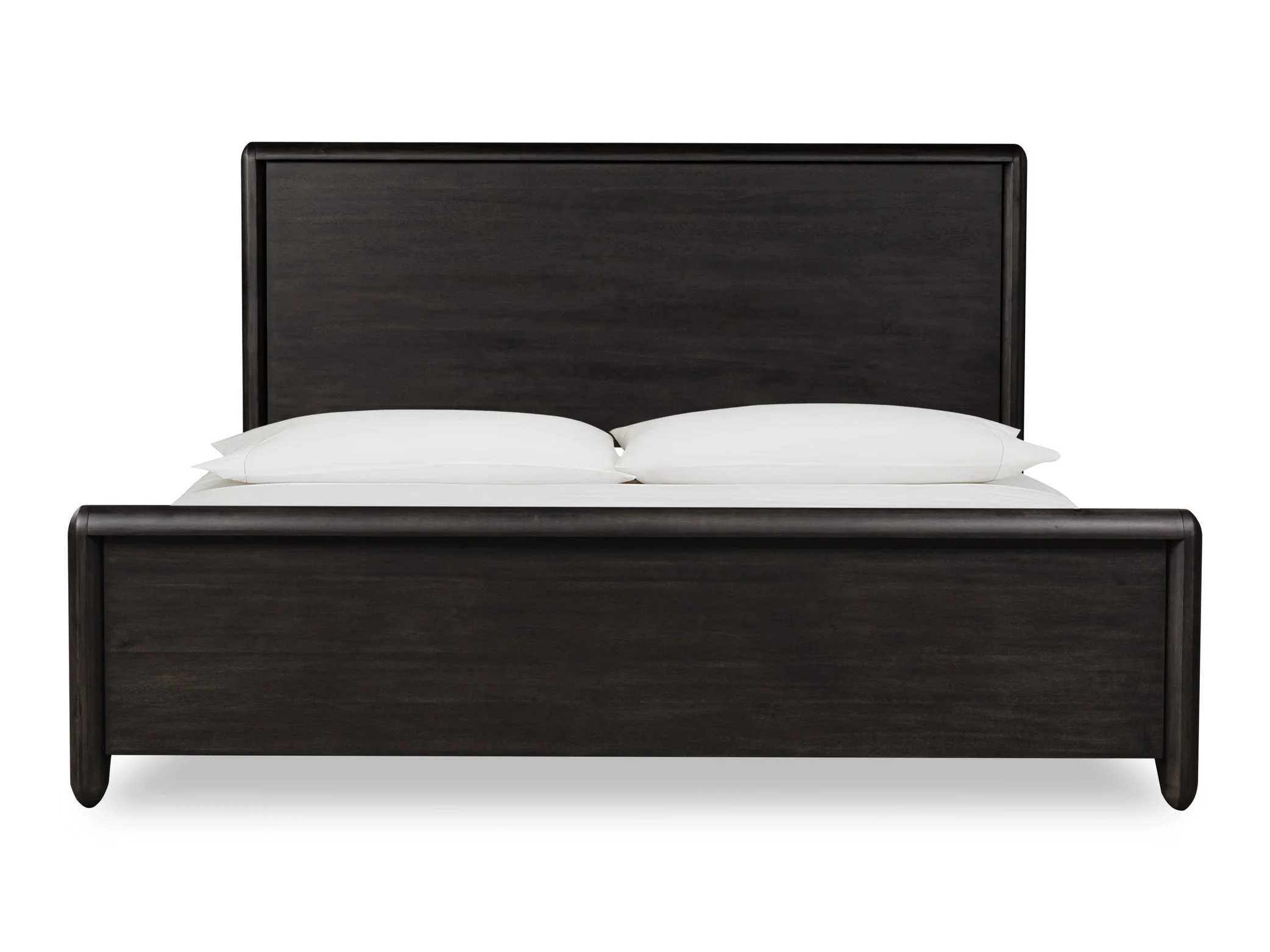 Xolani Acacia Wood California King Platform Bed in Jaguar