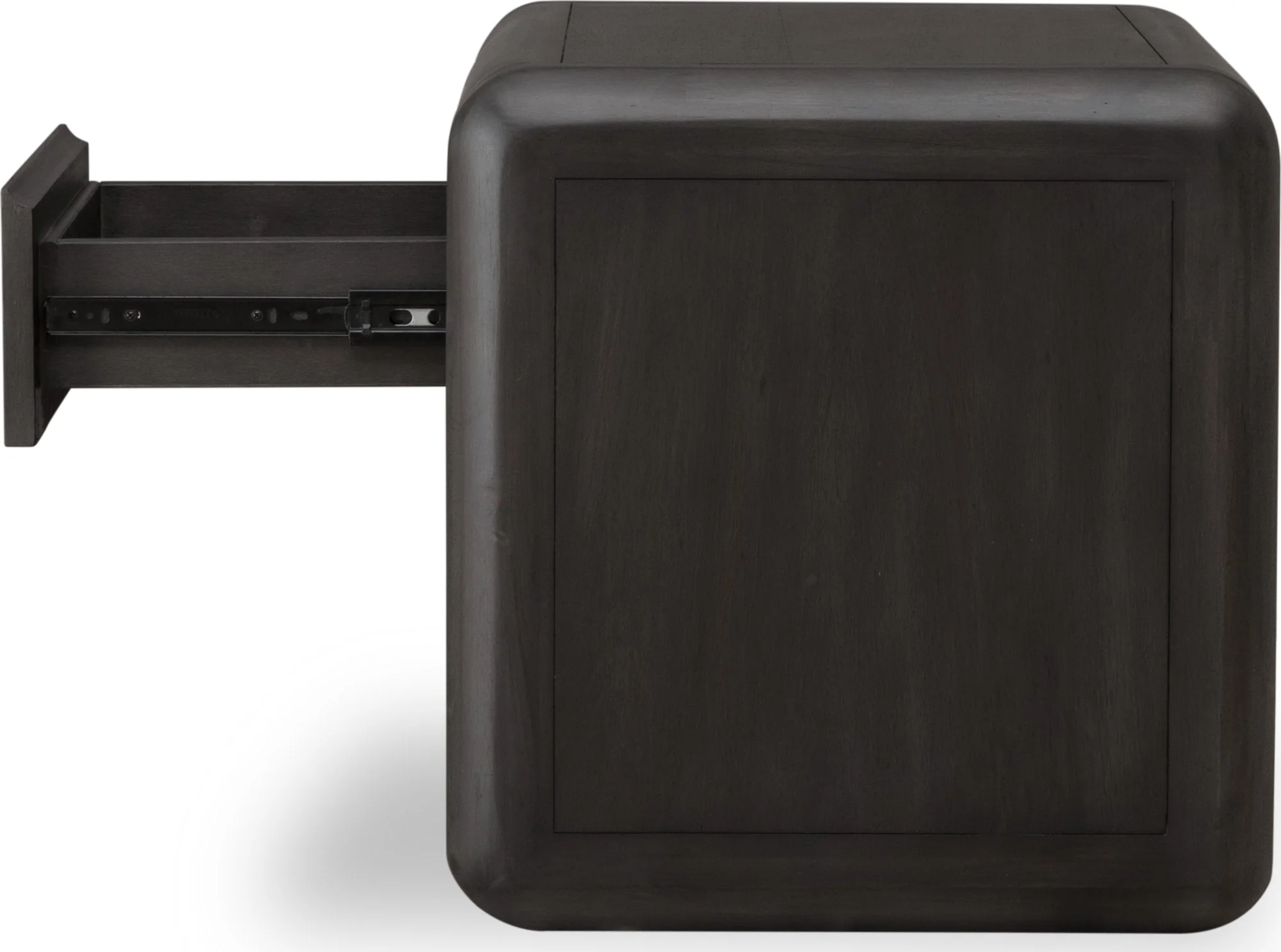 Xolani Jaguar One Drawer Acacia Wood Nightstand - Image 6