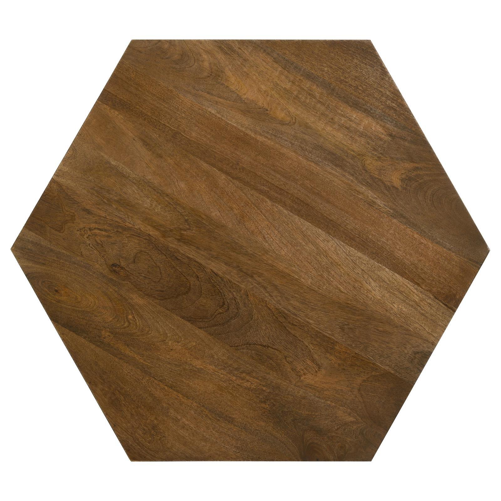 Zalika Natural Hexagonal Coffee Table - Image 3