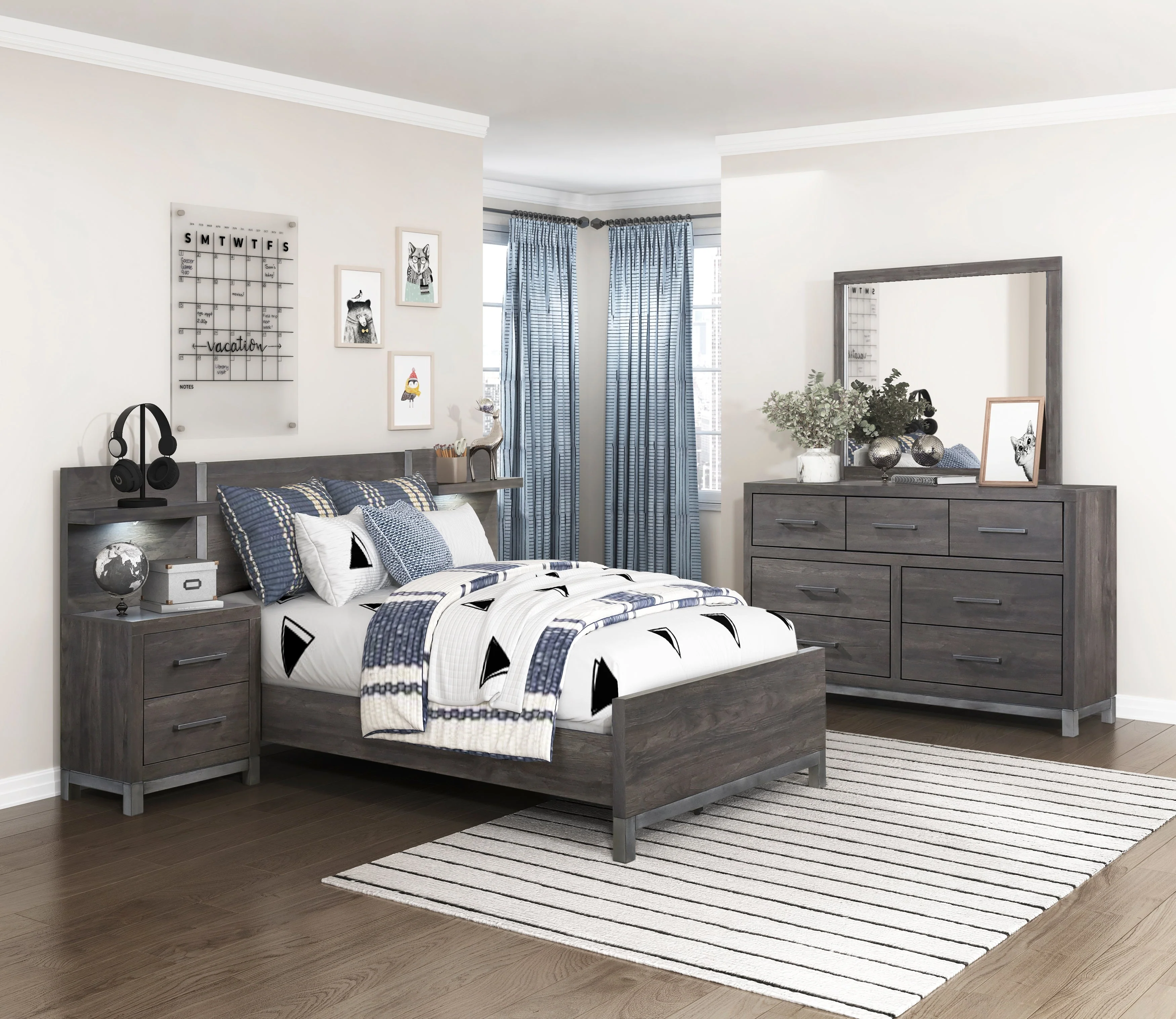 Zephyr Brownish Gray Mirror (Mirror Only) - Image 5