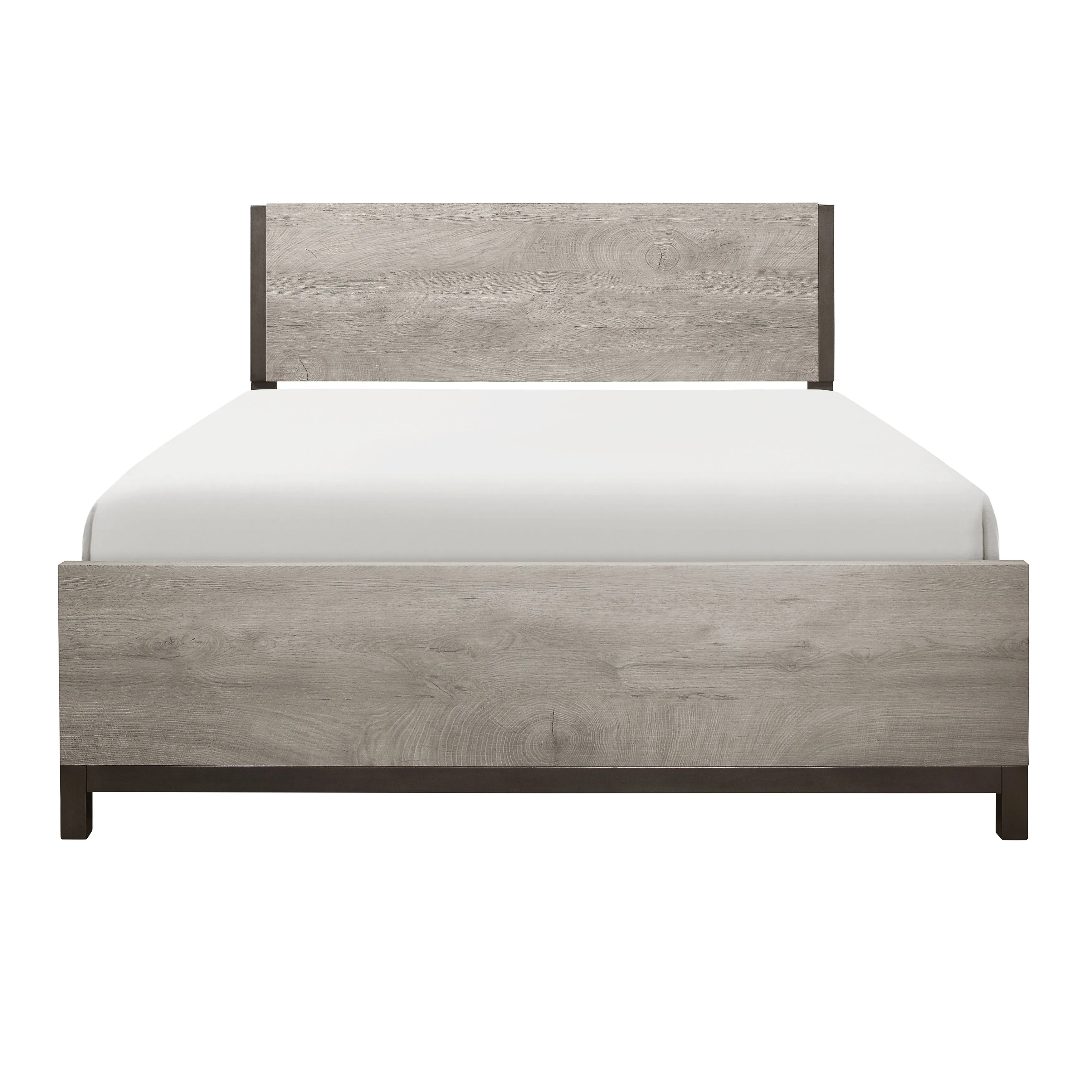 Zephyr Light Gray King Panel Bed - Image 3