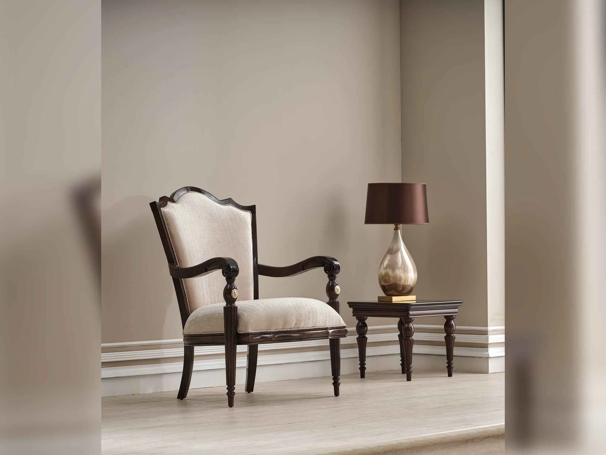 Zumrut Lux Chair Beige - Image 2