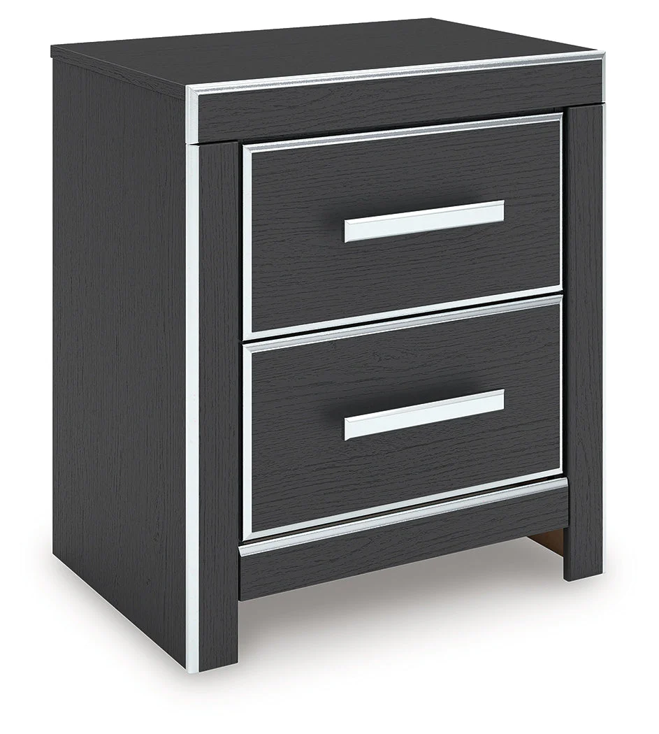 Zuraleus Black Nightstand - Image 2