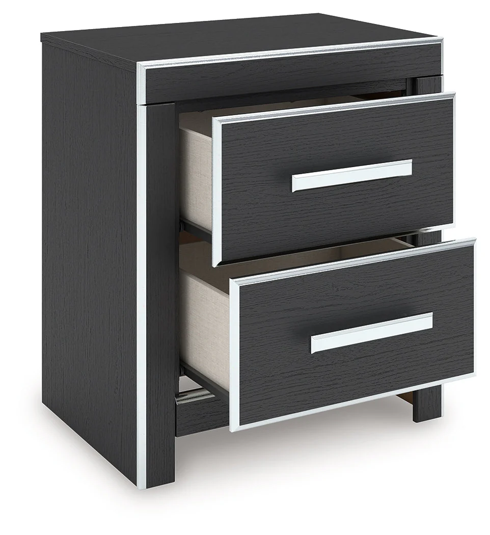 Zuraleus Black Nightstand - Image 3